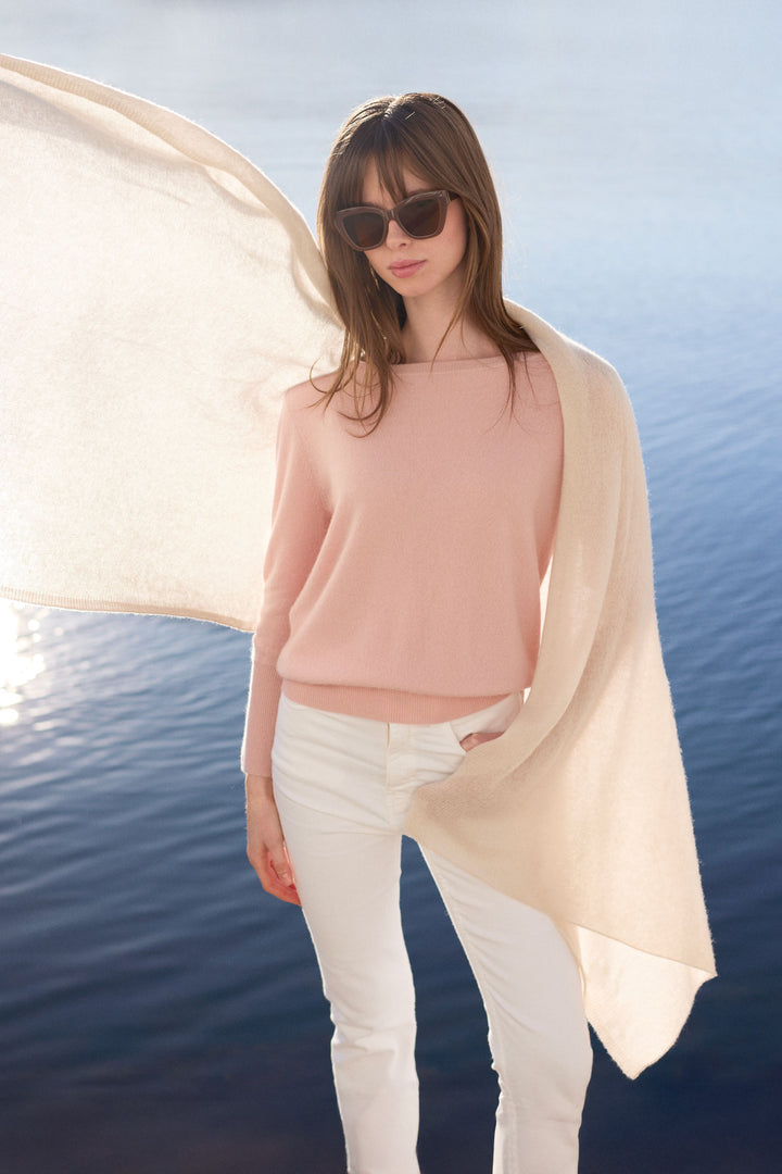 Kashmirgenser "Asta" - Rose glow
