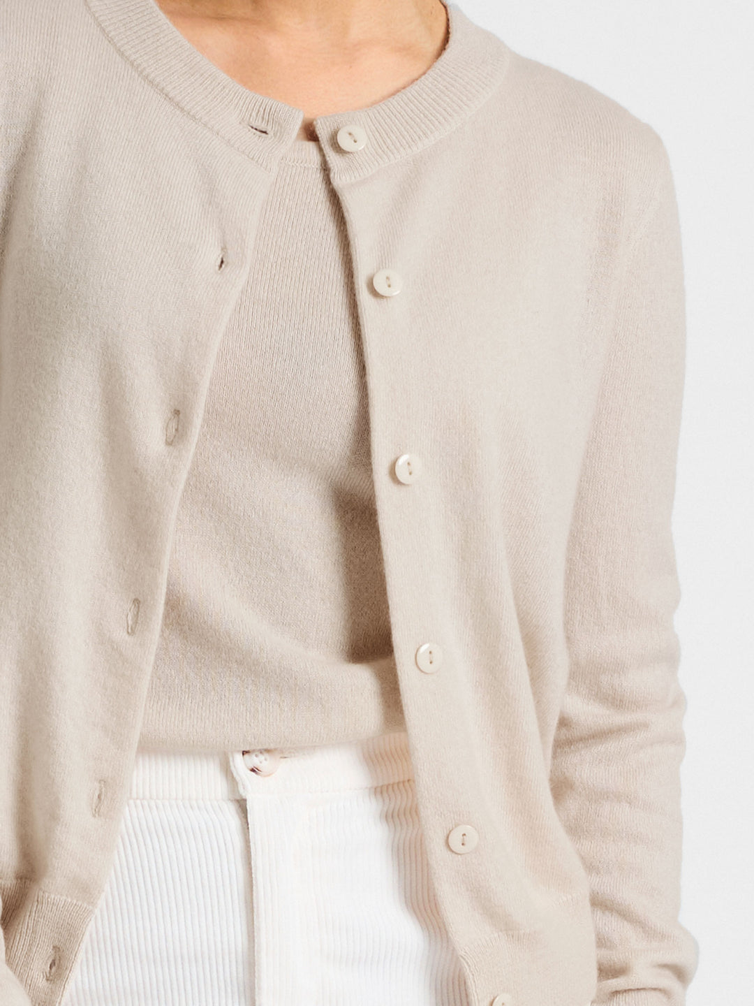 Kashmirtrøye "Tyra" - cream