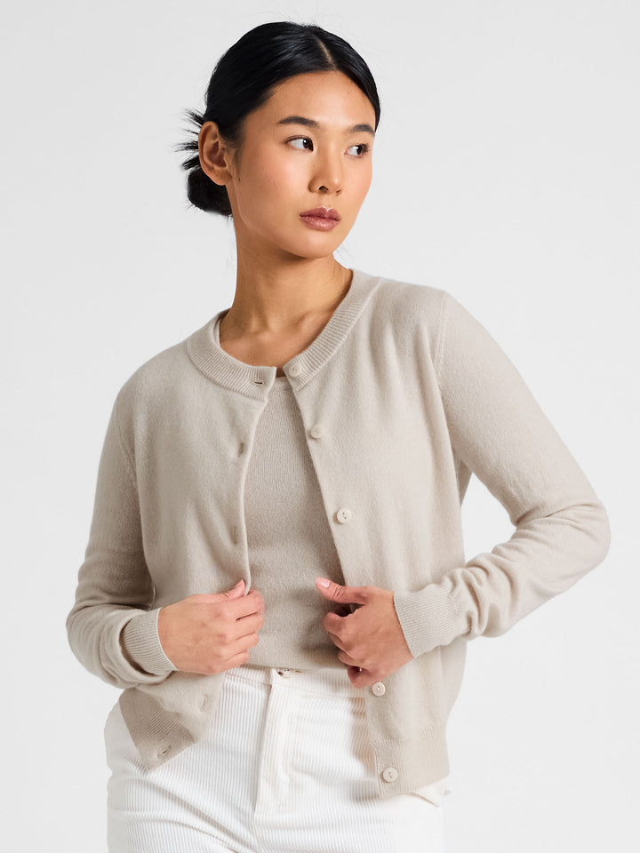 Kashmirtrøye "Tyra" - cream