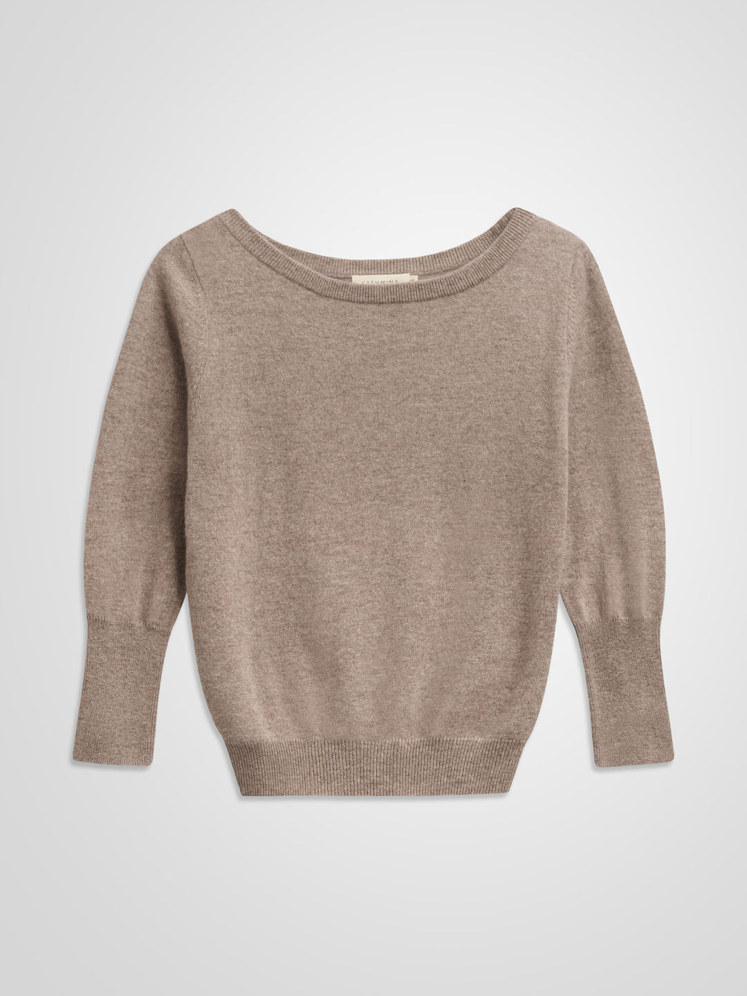 Kashmirgenser "Asta" i 100% ren kasjmirull. Norsk design fra Kashmina. Farge: Toast