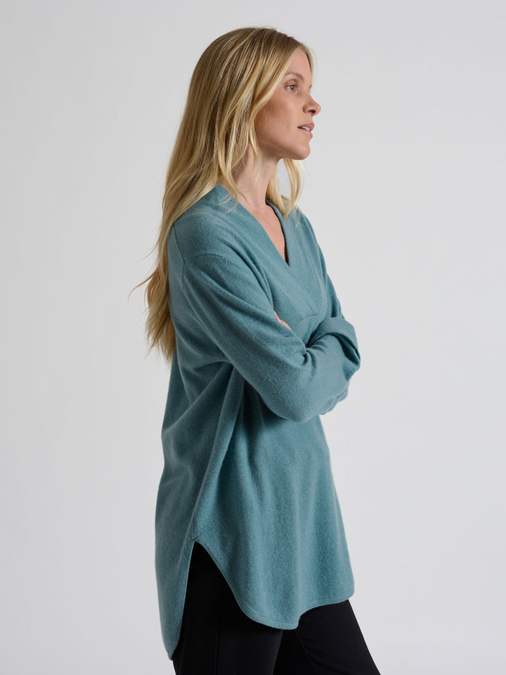 kashmirgenser big shirt storskjorten i 100% kashmir fra Kashmina
