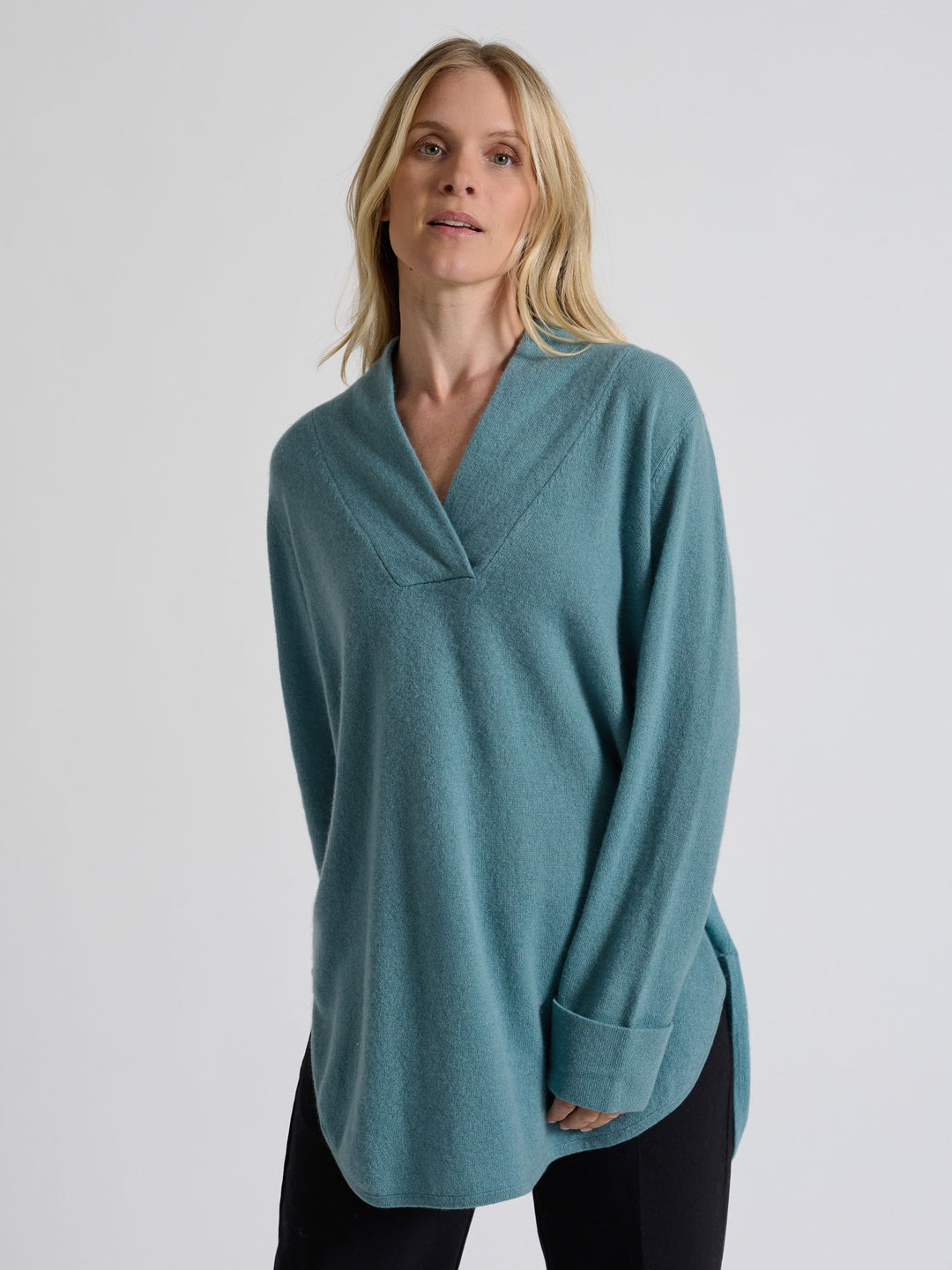kashmirgenser big shirt storskjorten i 100% kashmir fra Kashmina