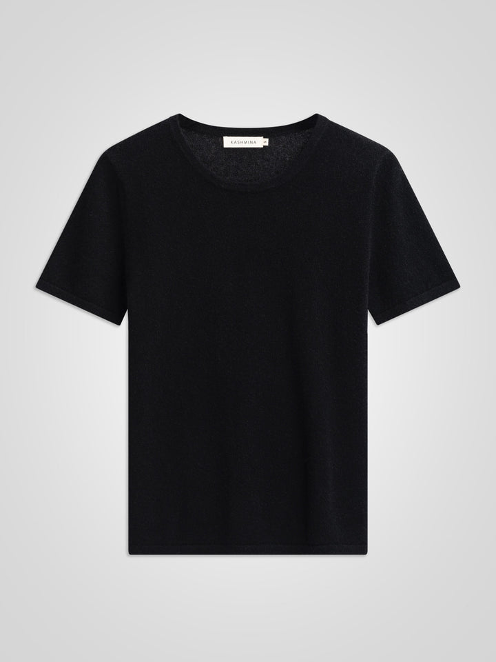 Kashmirgenser t-shirt i 100% kashmirull fra Kashmina