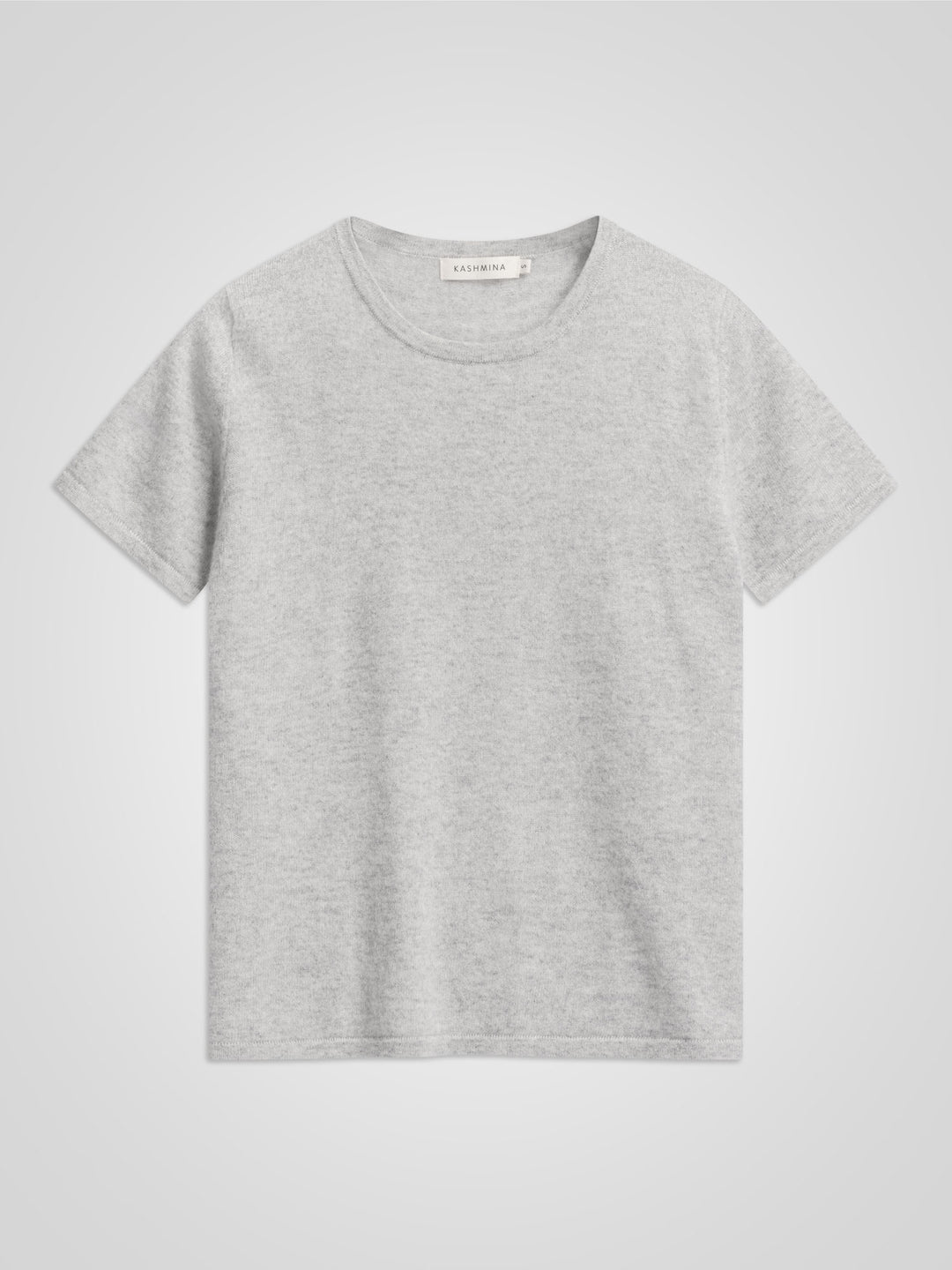 Kashmirgenser t-shirt i 100% kashmirull fra Kashmina