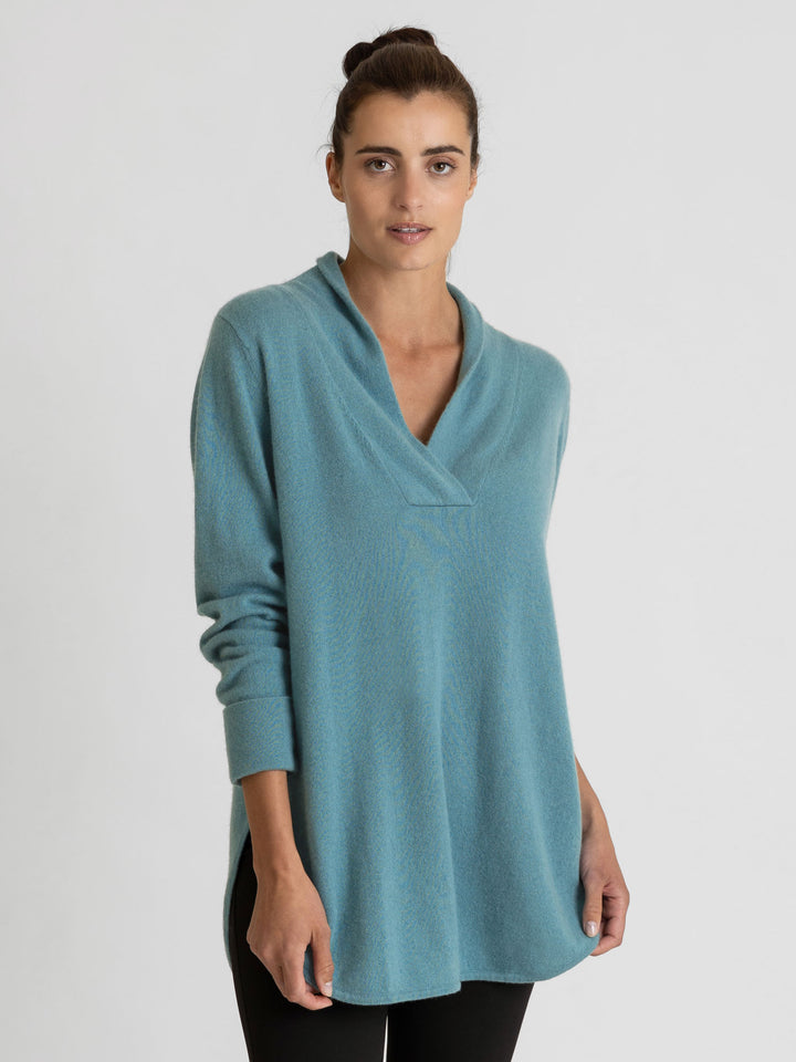 kashmirgenser big shirt storskjorten i 100% kashmir fra Kashmina
