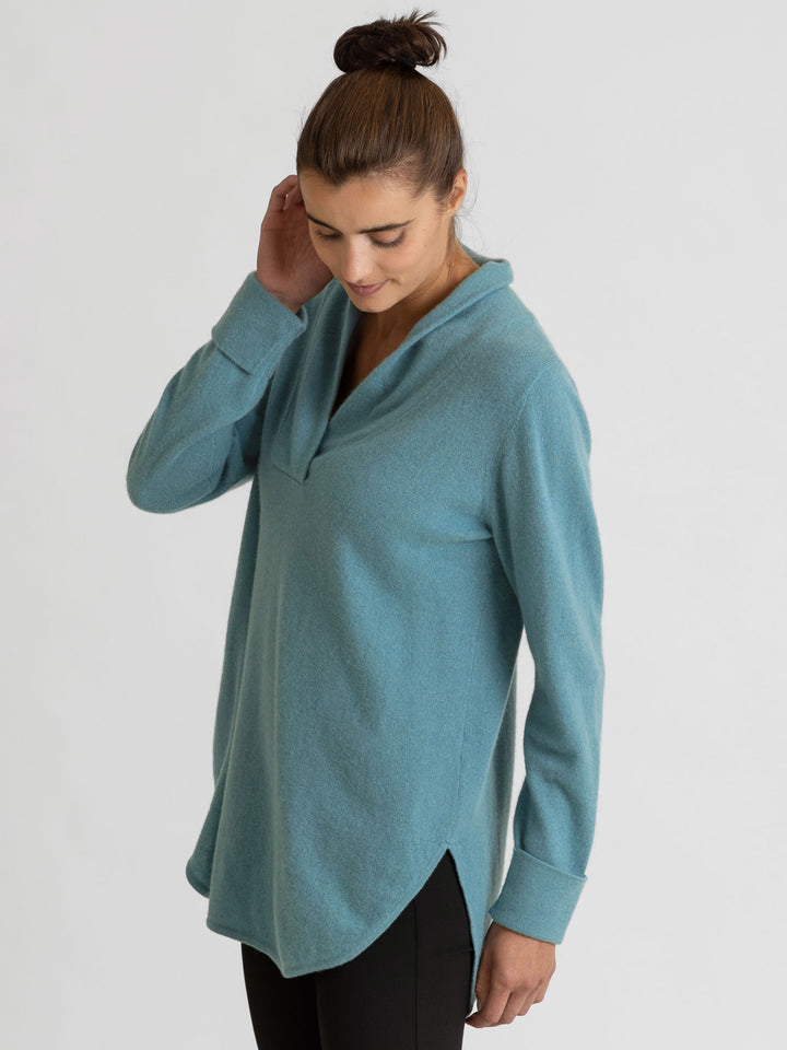 kashmirgenser big shirt storskjorten i 100% kashmir fra Kashmina