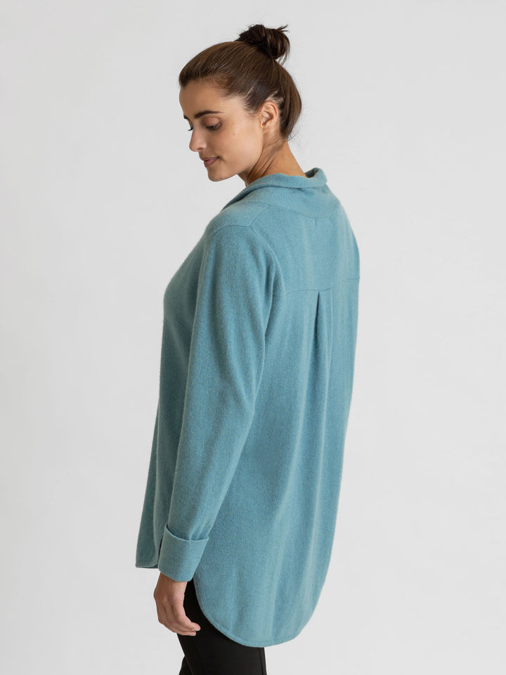 kashmirgenser big shirt storskjorten i 100% kashmir fra Kashmina