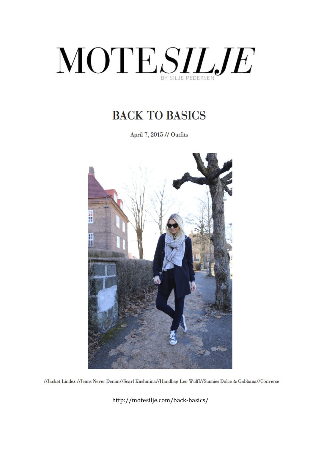 BLOGGER SILJE PEDERSEN/MOTESILJE