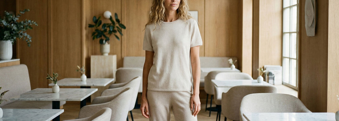 DAME / Topper & kortermet | T-skjorter i 100% kashmir