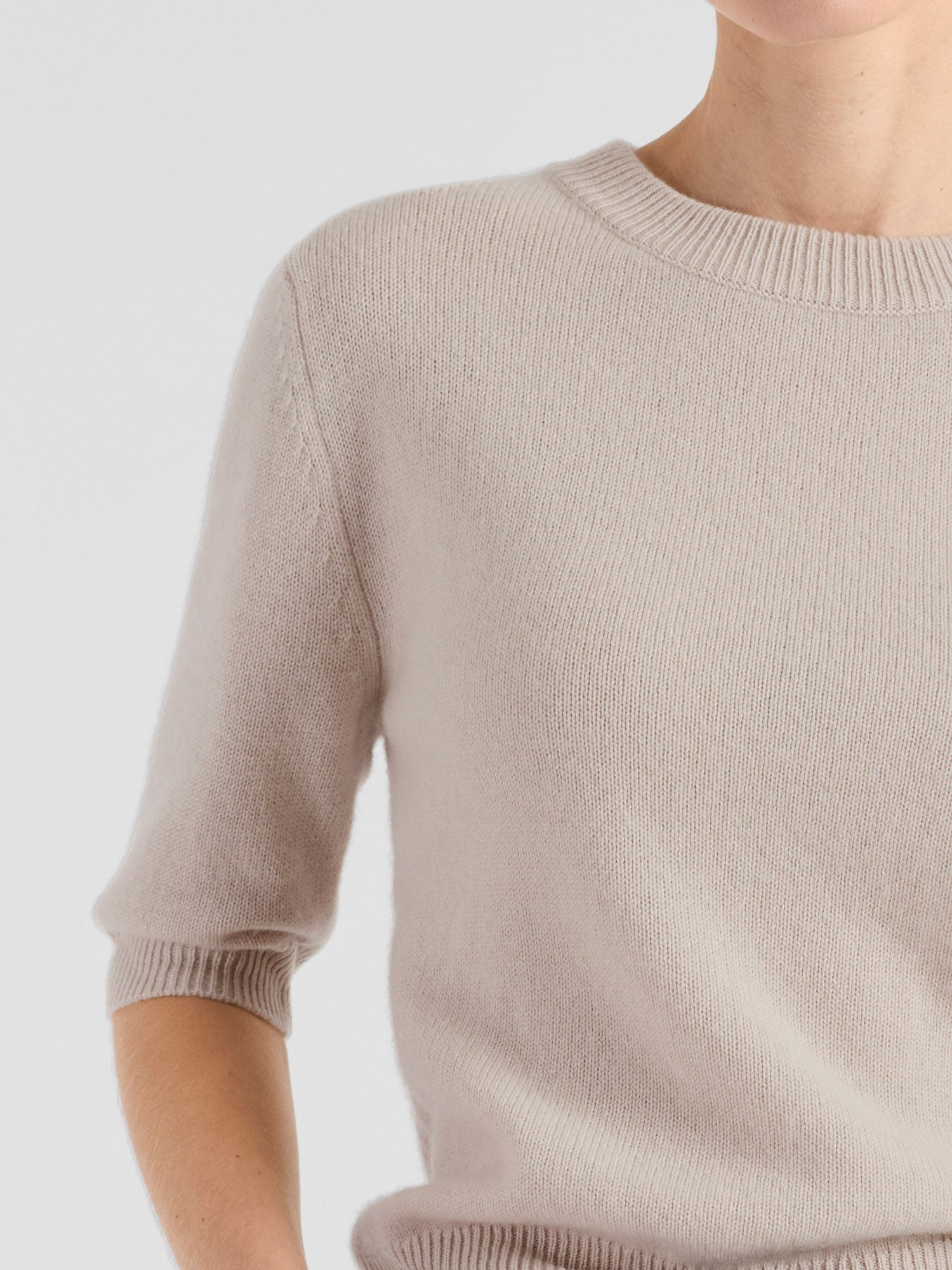 Kashmirgenser "Aase" - cream