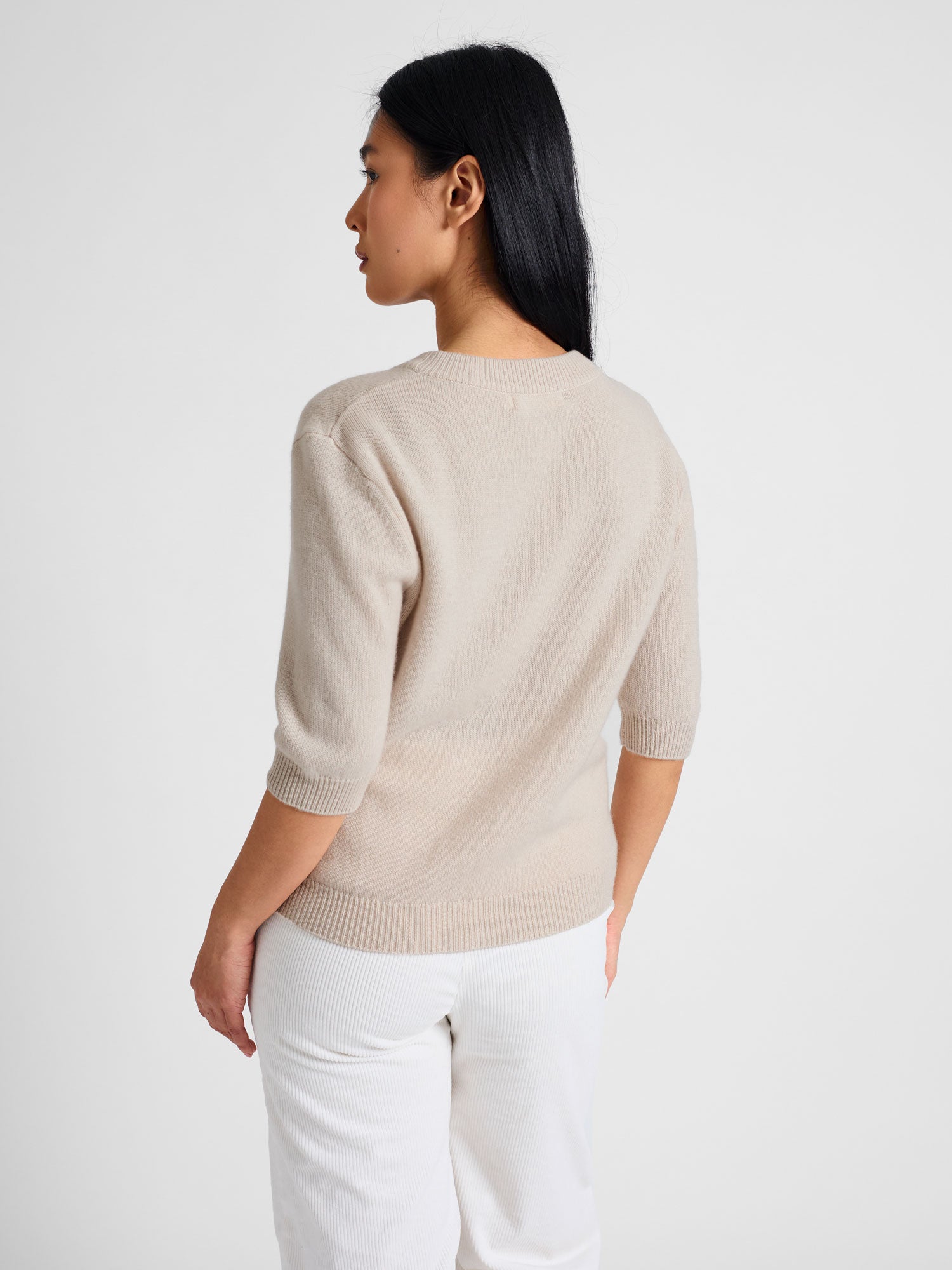 Kashmirgenser "Aase" - cream
