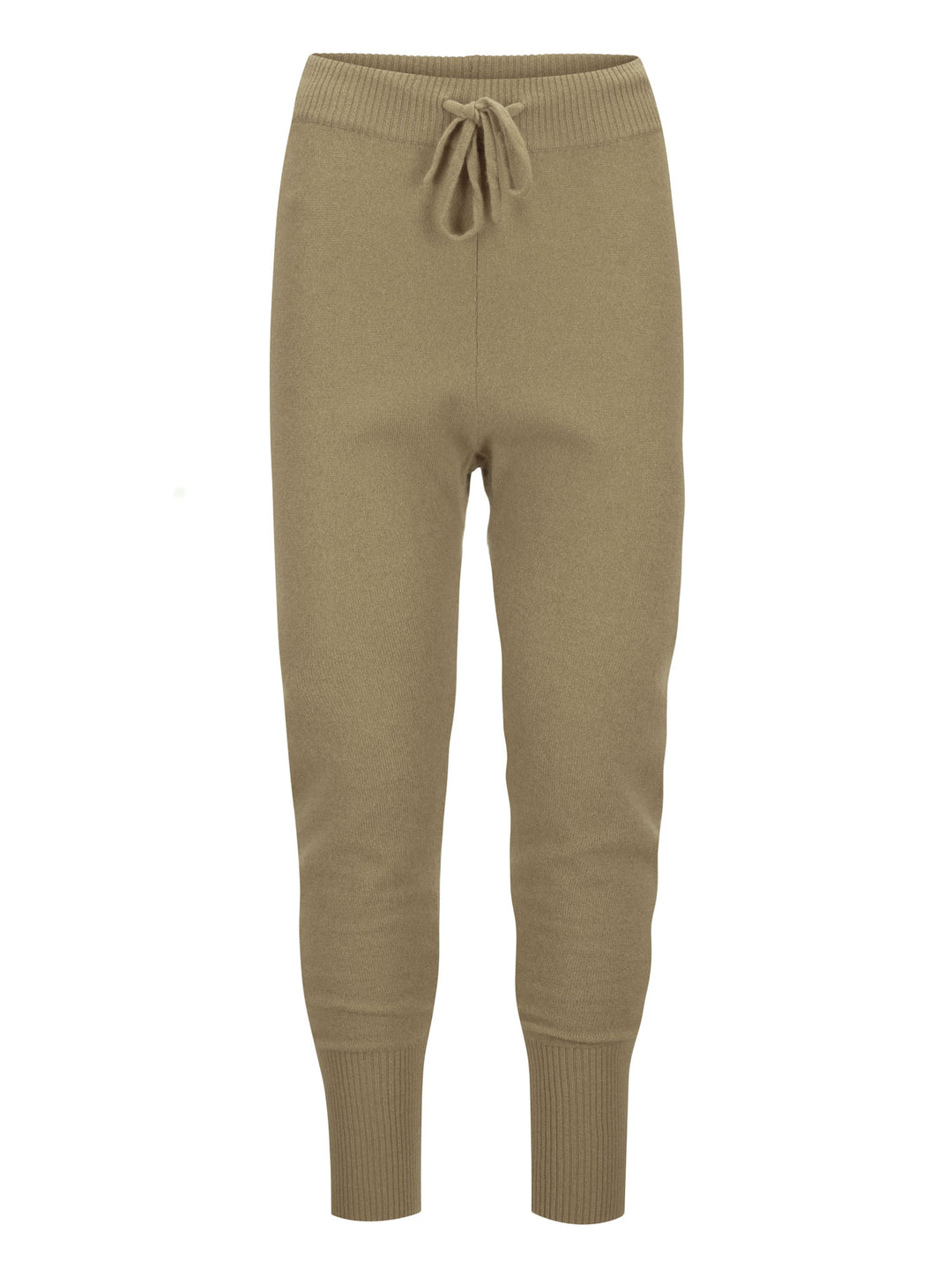 Kashmirbukse "Chill pants" i 100% kasjmirull. Farge: Olive. Norsk design fra Kashmina.