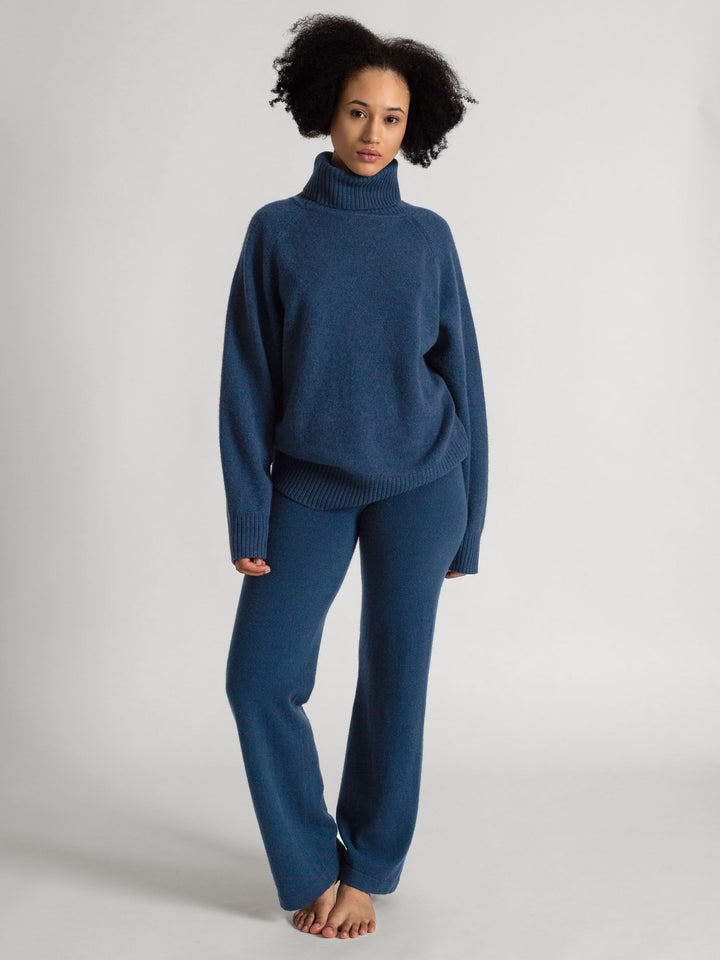 kashmirgenser milano i 100% kashmir fra Kashmina, mountain blue