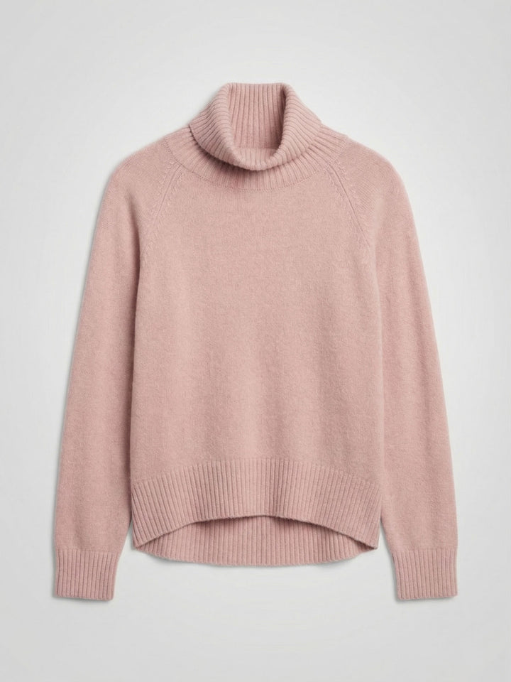 Kashmirgenser "Milano" i 100% ren cashmere. Norsk design fra Kashmina. Farge: Rose glow.
