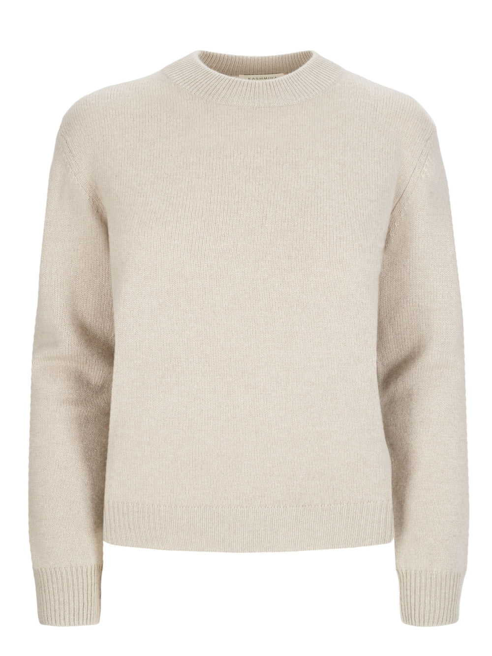 Kashmirgenser "Sofia long" I fargen ginger, lys beige. 100% kashmir, Norsk design fra Kashmina