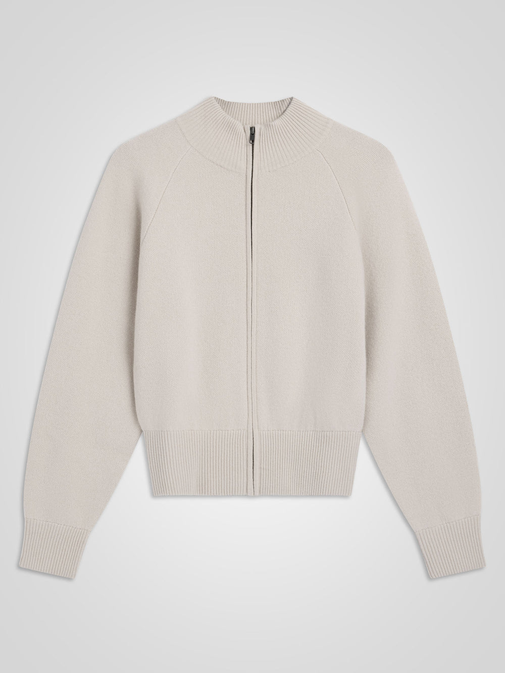Kashmirjakke "Oline" i 100% ren kasjmirull, cashmere. Norsk design fra Kashmina. Farge: Cream.