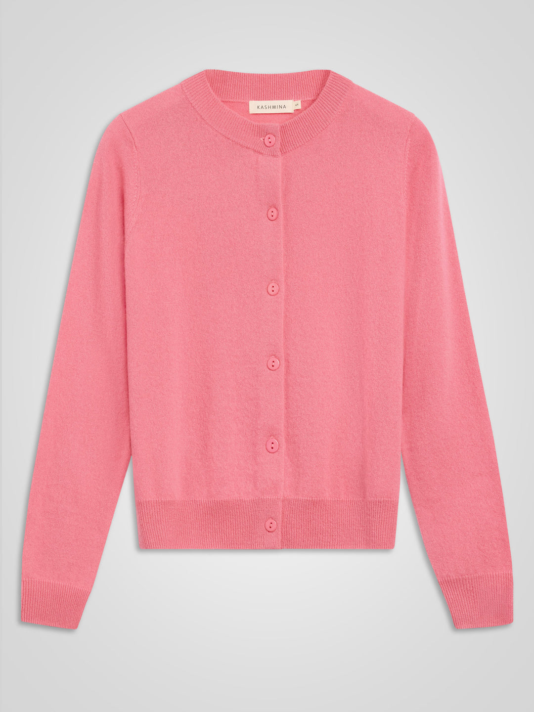 Kashmircardigan "Ingrid" - Bubblegum pink