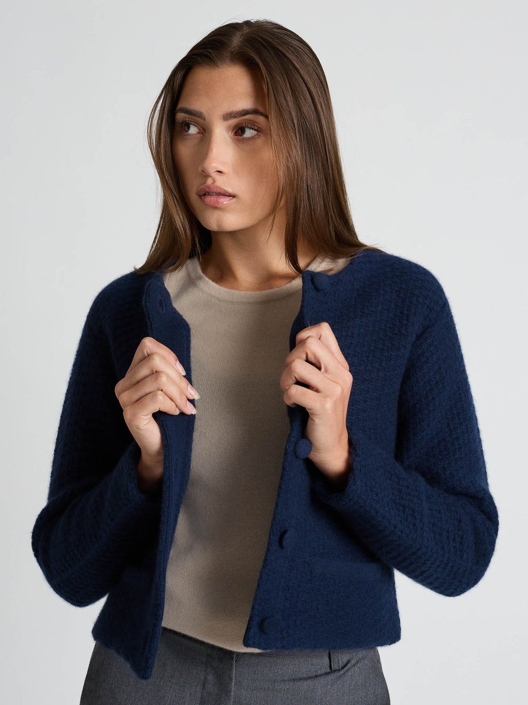 Kashmirjakke "Luna" - Navy