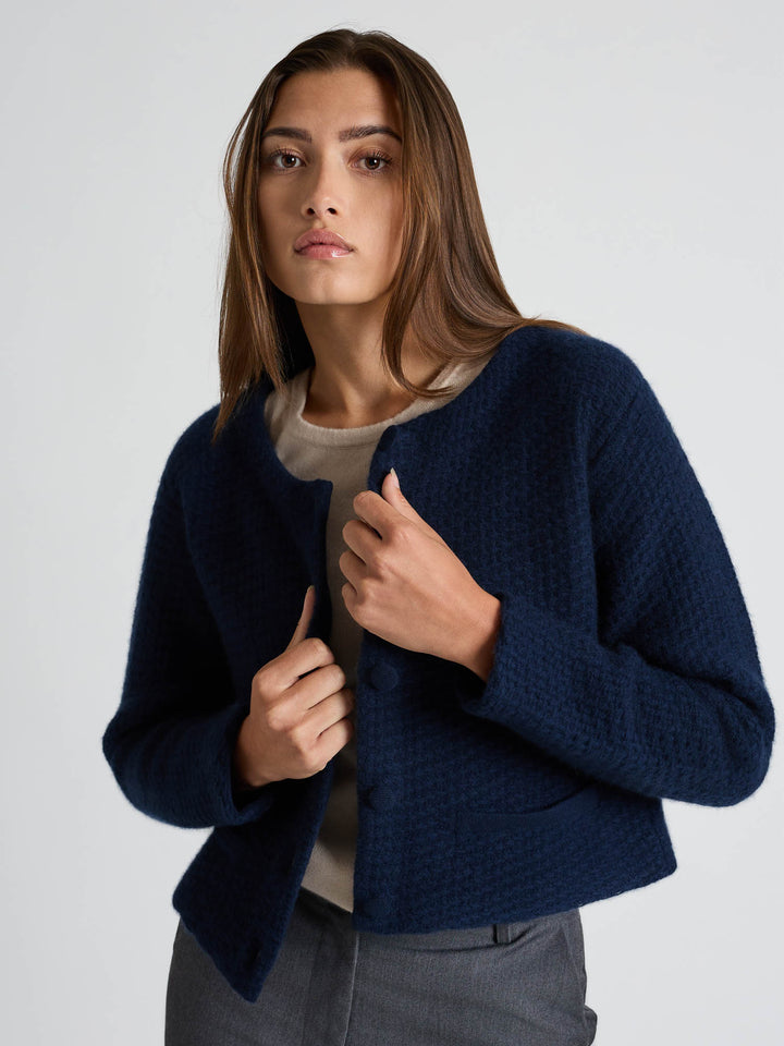 Kashmirjakke "Luna" - Navy