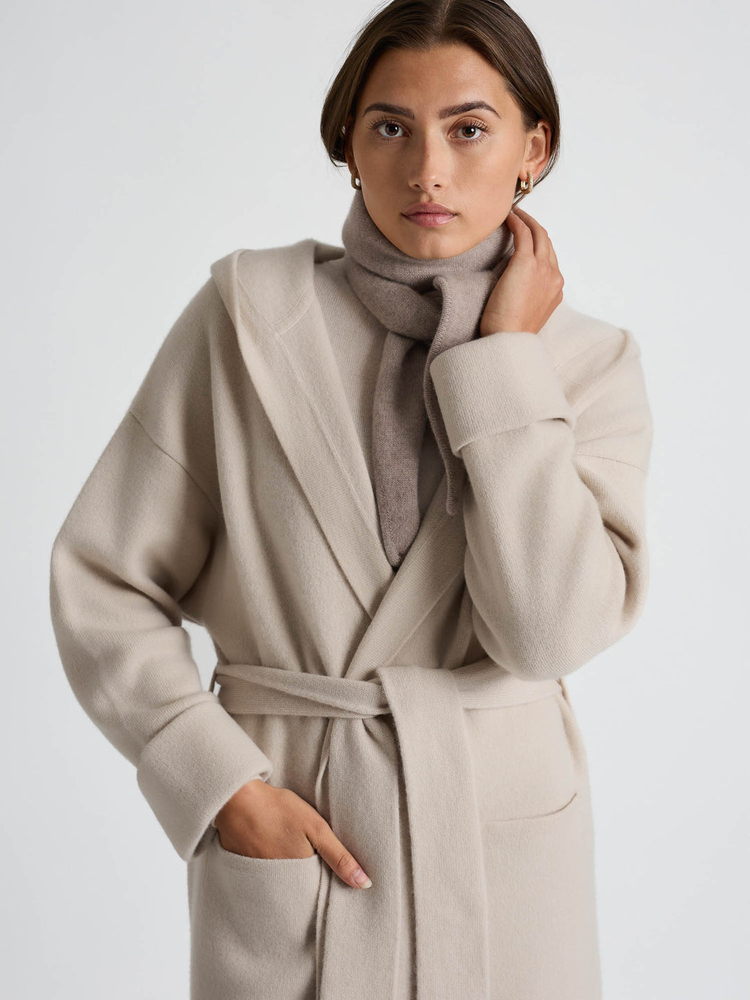 Kashmirkåpe "Nora" - Cream