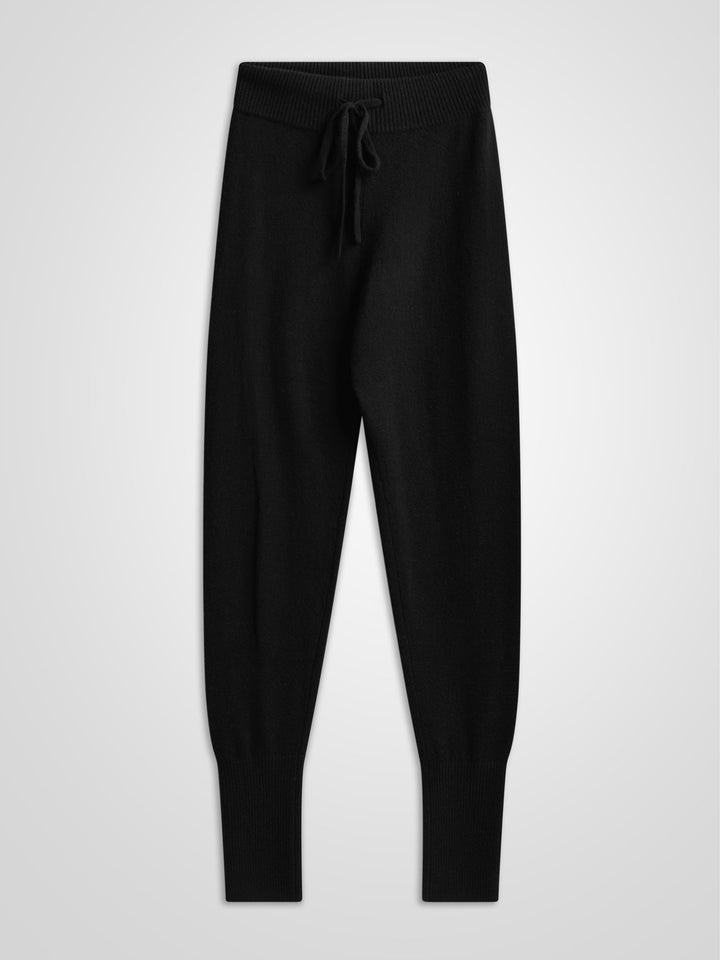 Kashmirbukse "Chill pants" i 100% kashmir. Farge: Sort. Norsk design fra Kashmina.