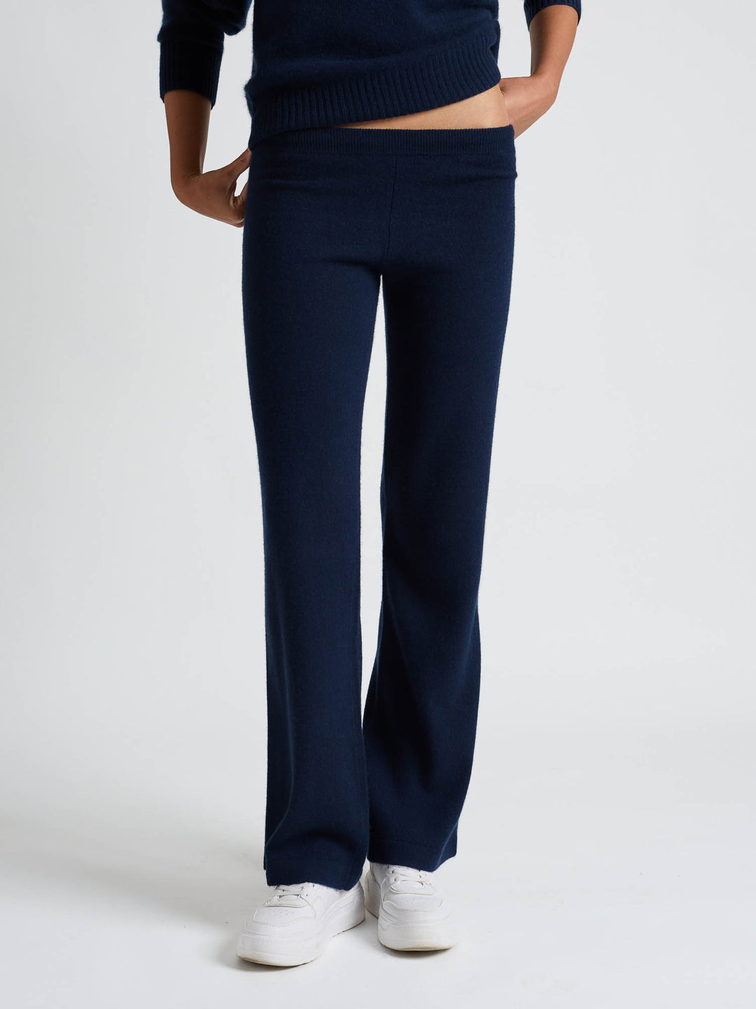Kashmirbukse "Classic pants" - Navy