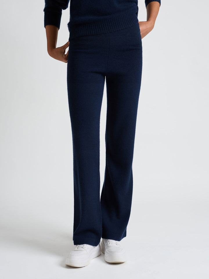 Kashmirbukse "Classic pants" - Navy
