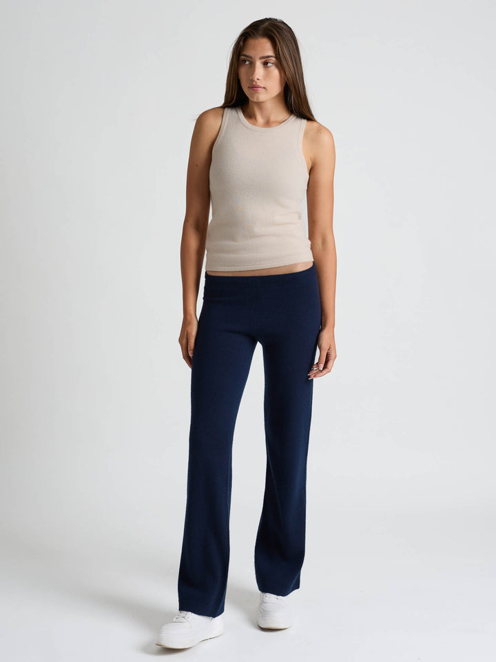 Kashmirbukse "Classic pants" - Navy
