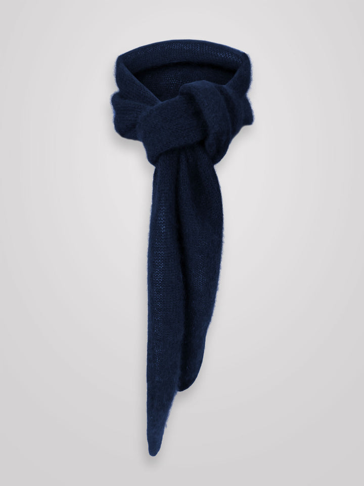 Kashmirkjerf "Alfine" i 100% ren kasjmirull. Norsk design fra Kashmina. Farge: Navy.