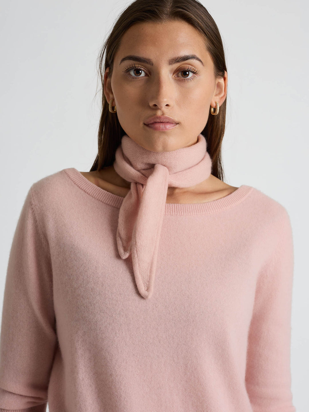 Kashmirskjerf "Alfine" - Rose glow