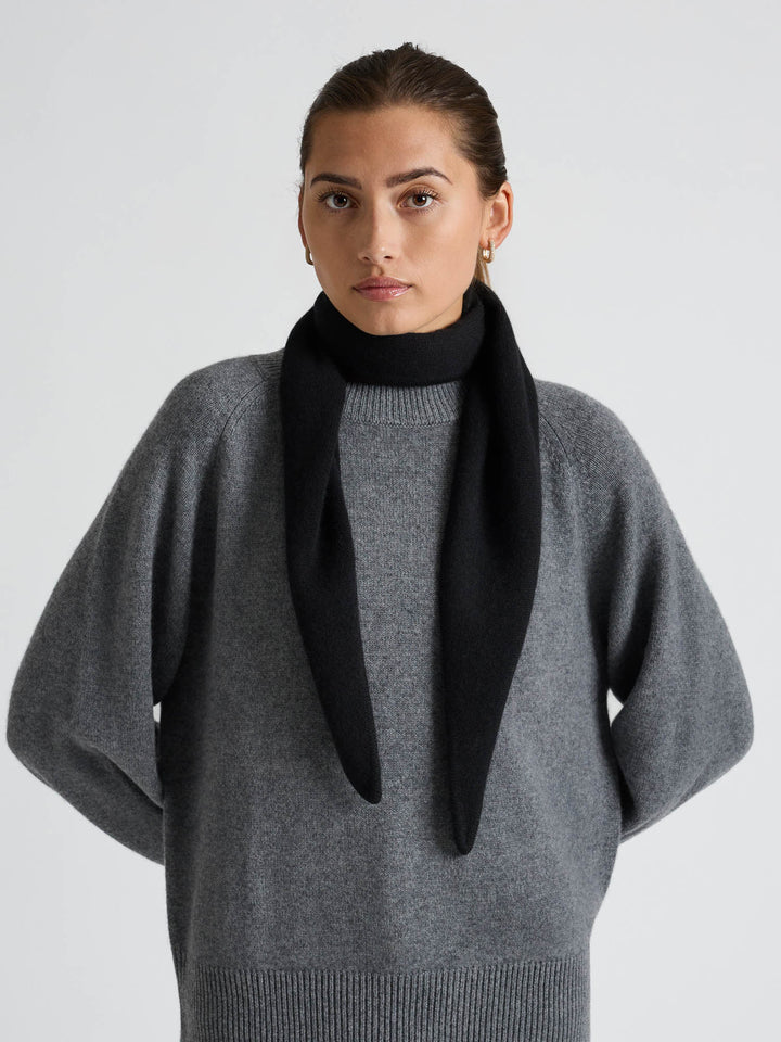 Kashmirskjerf "Astrid" - Sort
