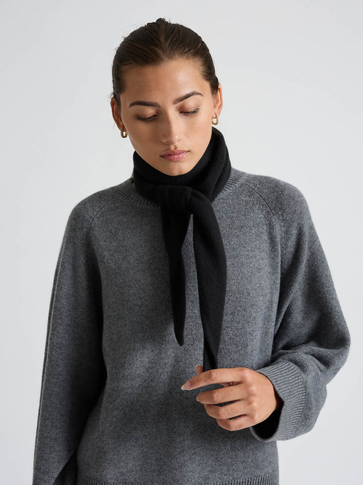 Kashmirskjerf "Astrid" - Sort