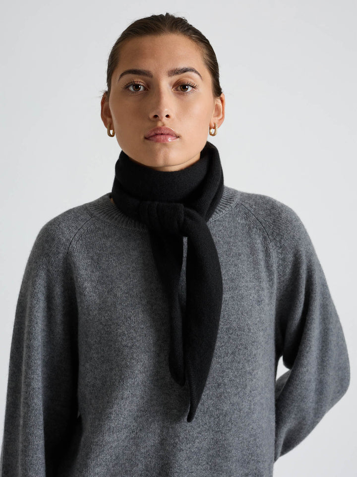 Kashmirskjerf "Astrid" - Sort