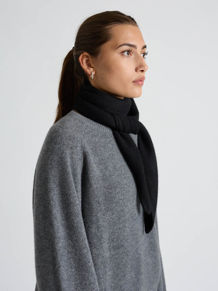 Kashmirskjerf "Astrid" - Sort
