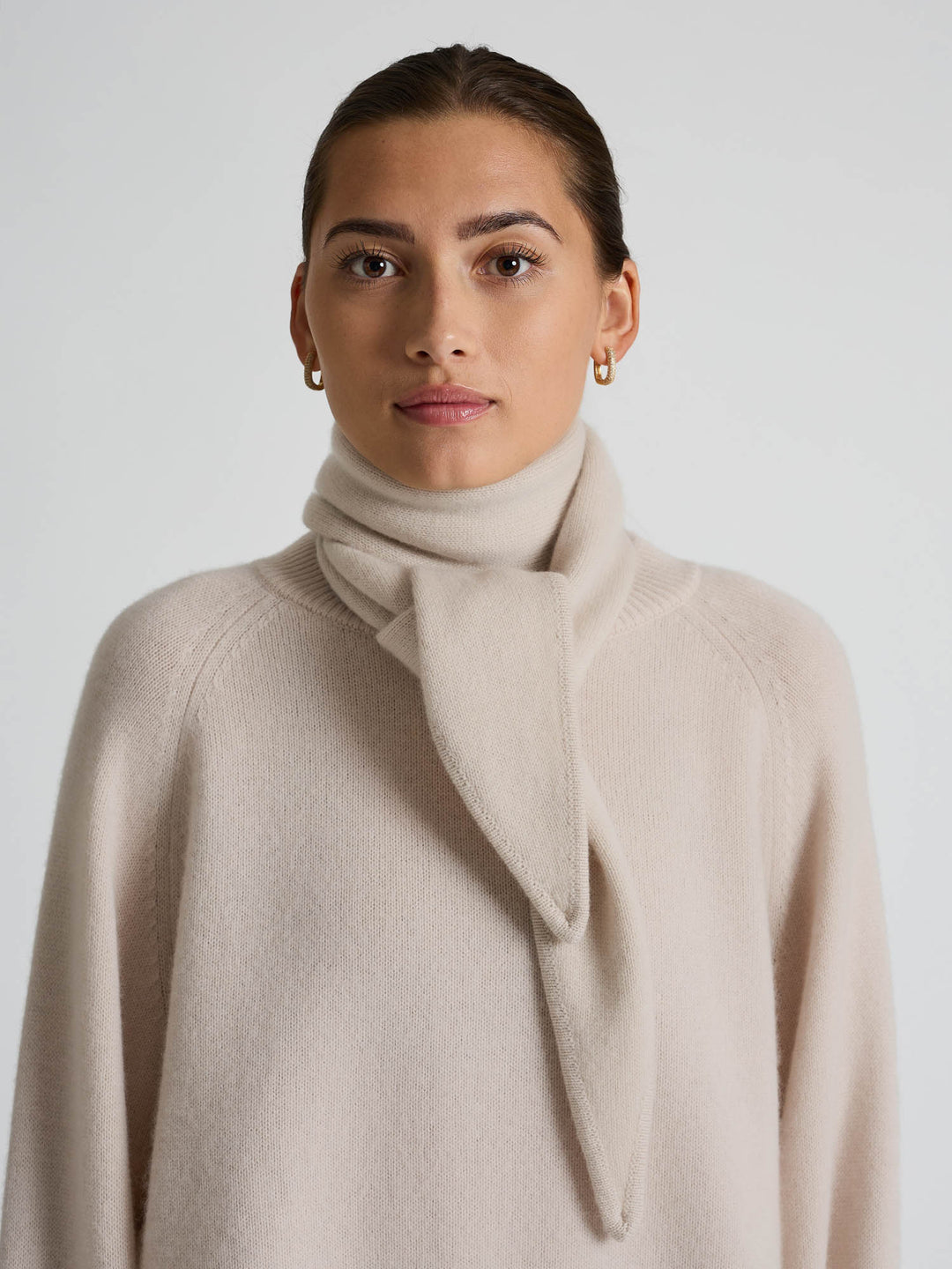 Kashmirskjerf "Astrid" - Cream