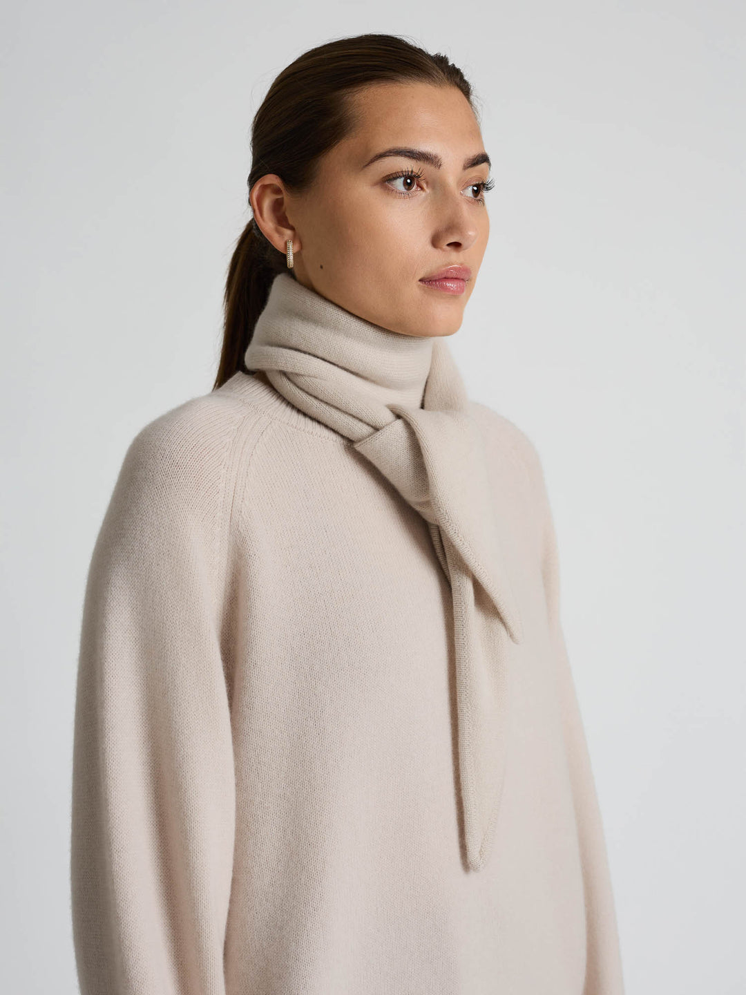 Kashmirskjerf "Astrid" - Cream