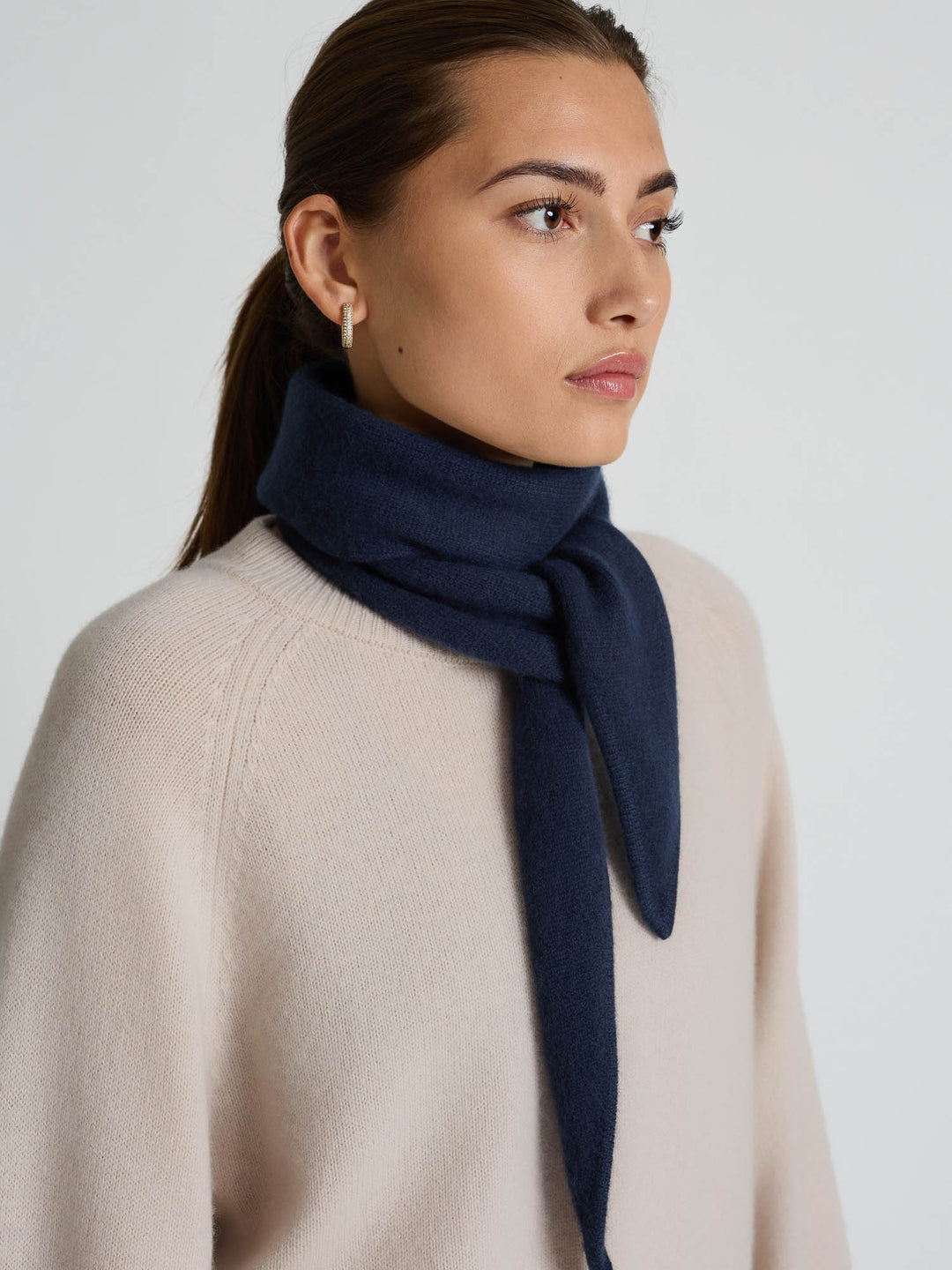 Kashmirskjerf "Astrid" - Navy