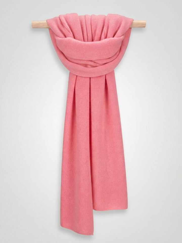 Florlett kashmirskjerf "Flow" - Bubblegum pink