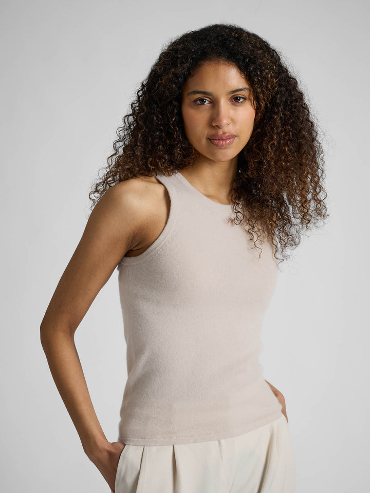 Kashmirtrøye "Tyra" - cream