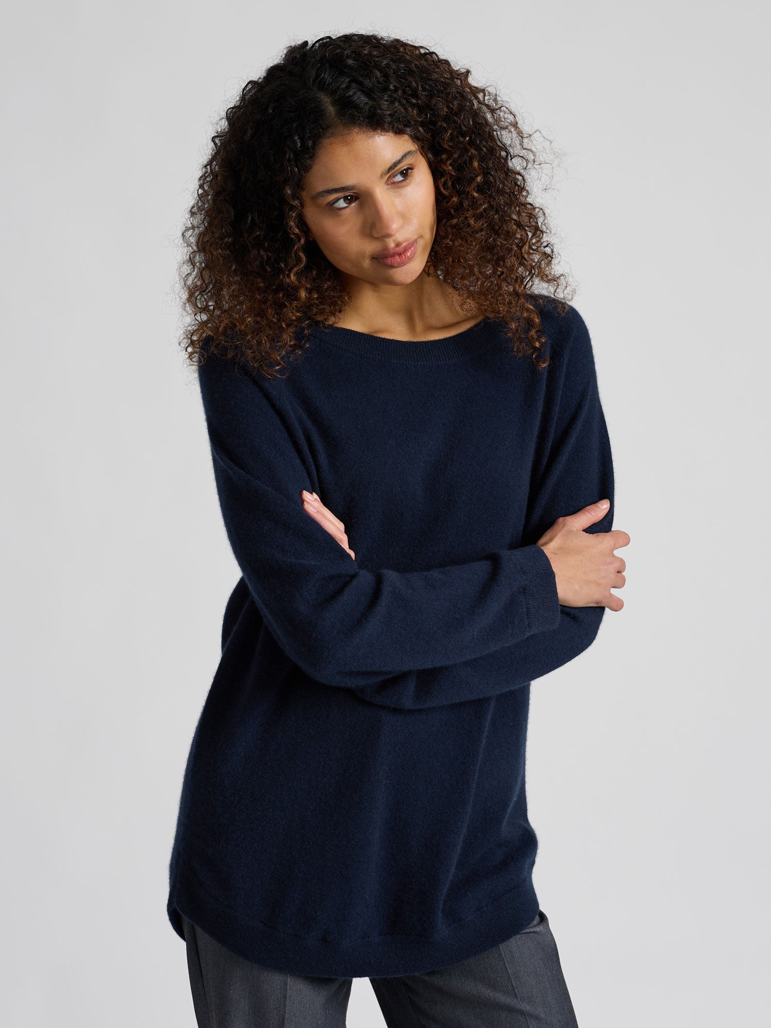Kashmirgenser "Anna" - Navy