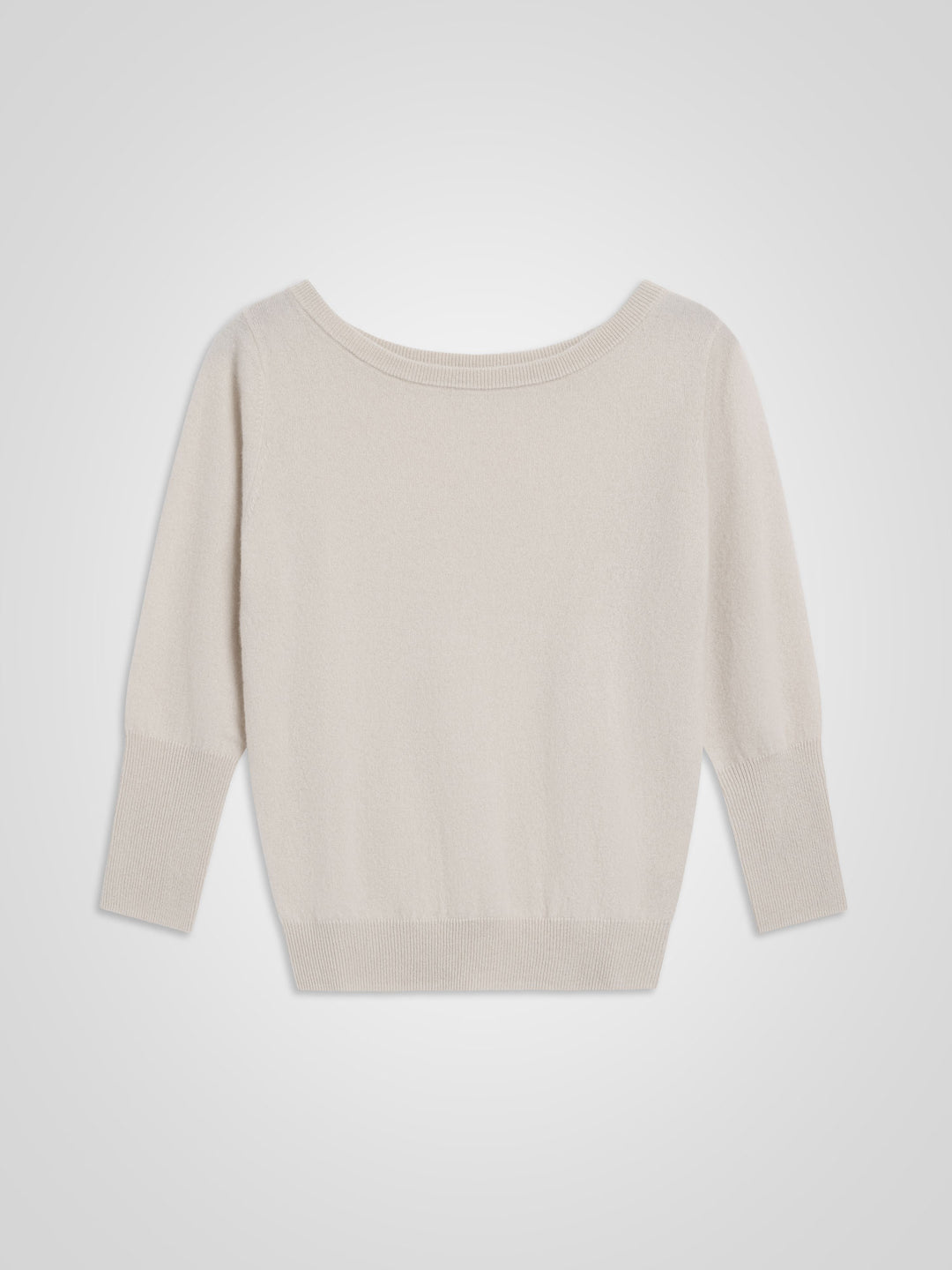 Kashmirgenser "Asta" i 100% ren kasjmirull. Norsk design fra Kashmina. Farge: Cream.