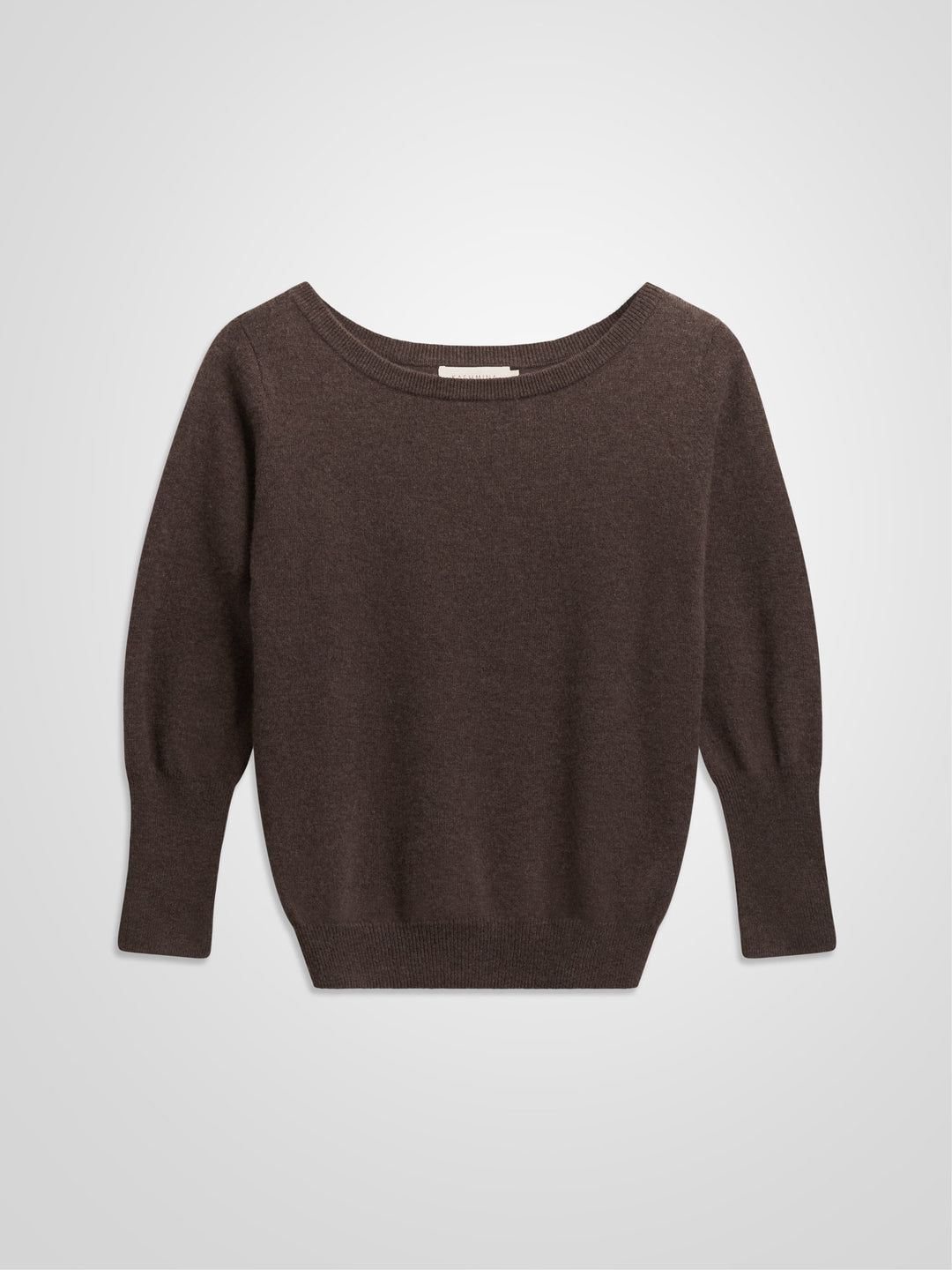Kashmirgenser "Asta" i 100% ren kasjmirull. Norsk design fra Kashmina. Farge: Mørk Brun.