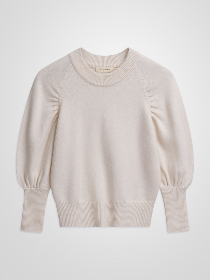 Kashmirgenser Aurora, 100% Kashmir fra Kashmina, perlemor