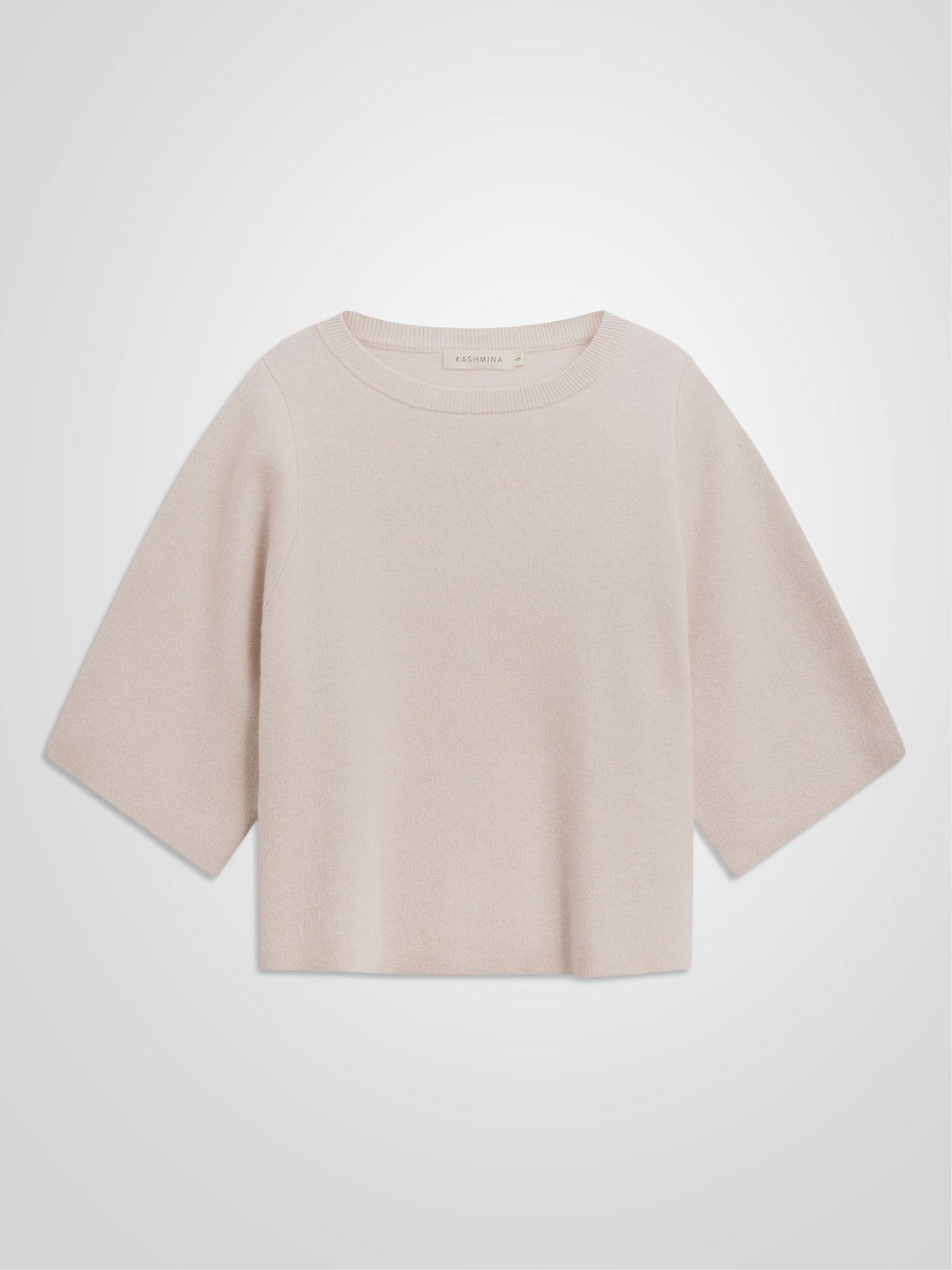 Kashmirgenser "Dina" i 100% ren kasjmirull. Norsk design fra Kashmina. Farge: Cream.