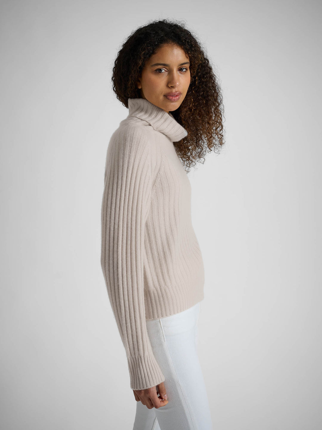 Kashmirgenser "Eline" - Cream