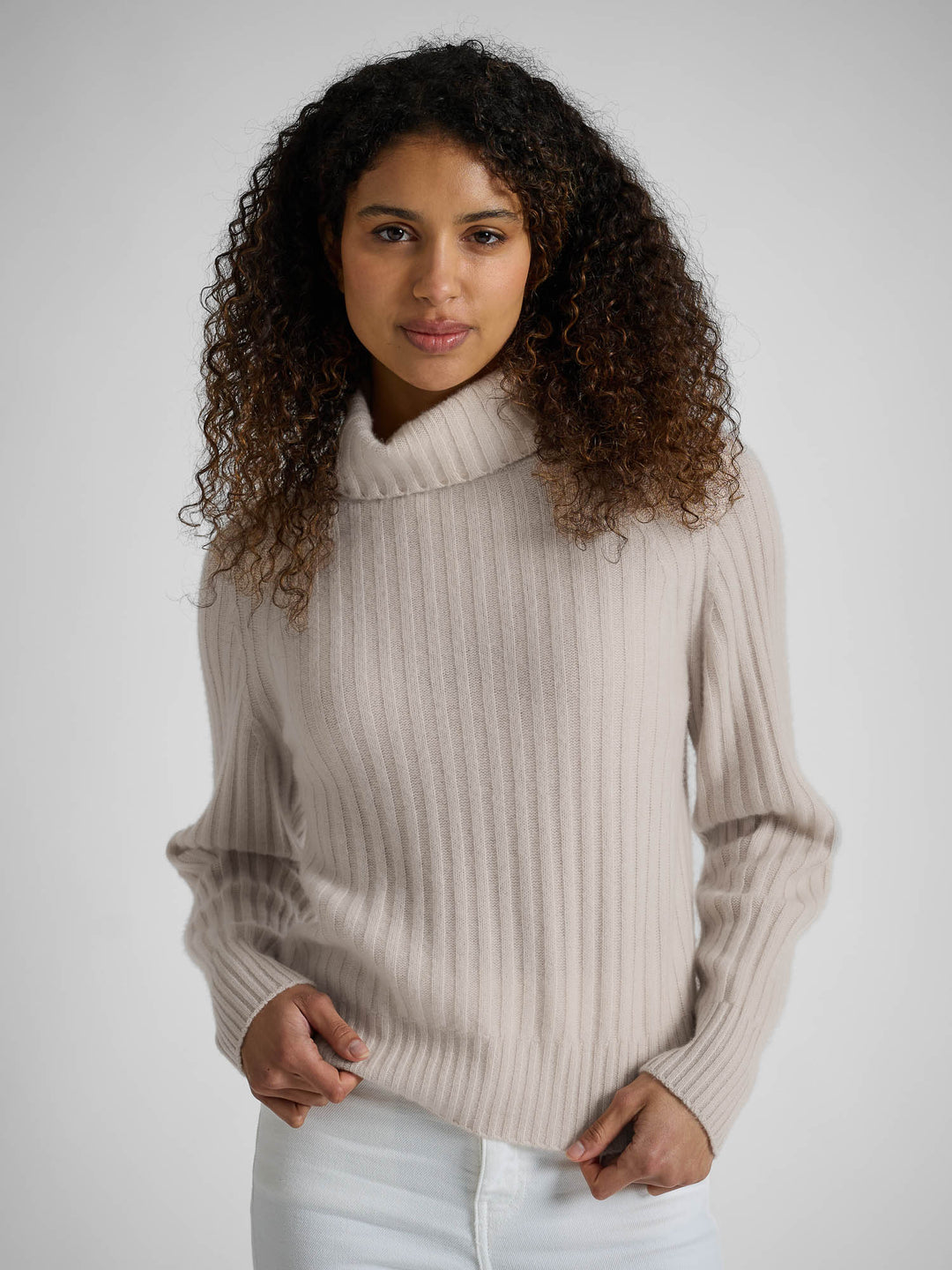 Kashmirgenser "Eline" - Cream