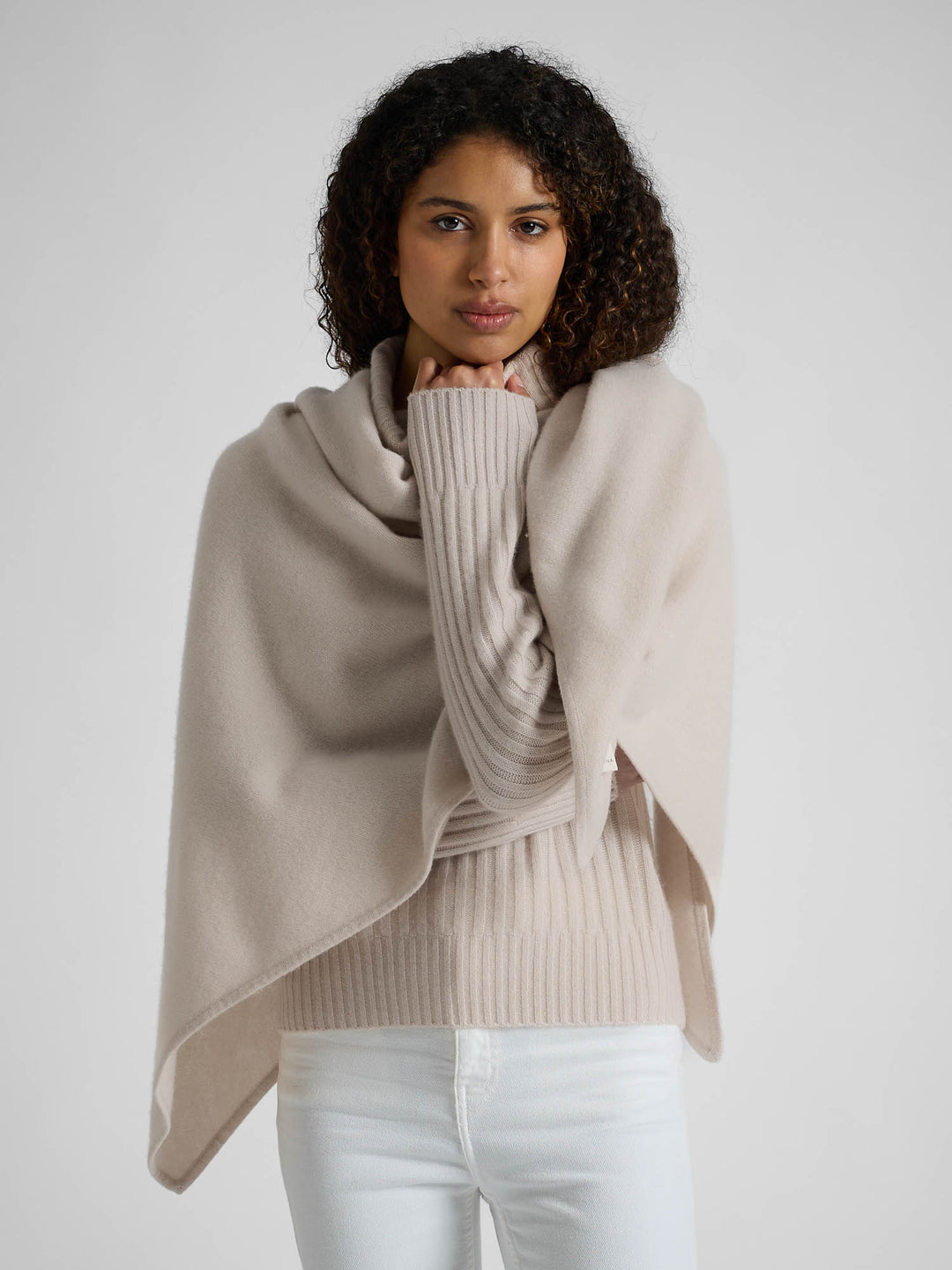 Kashmirgenser "Eline" - Cream