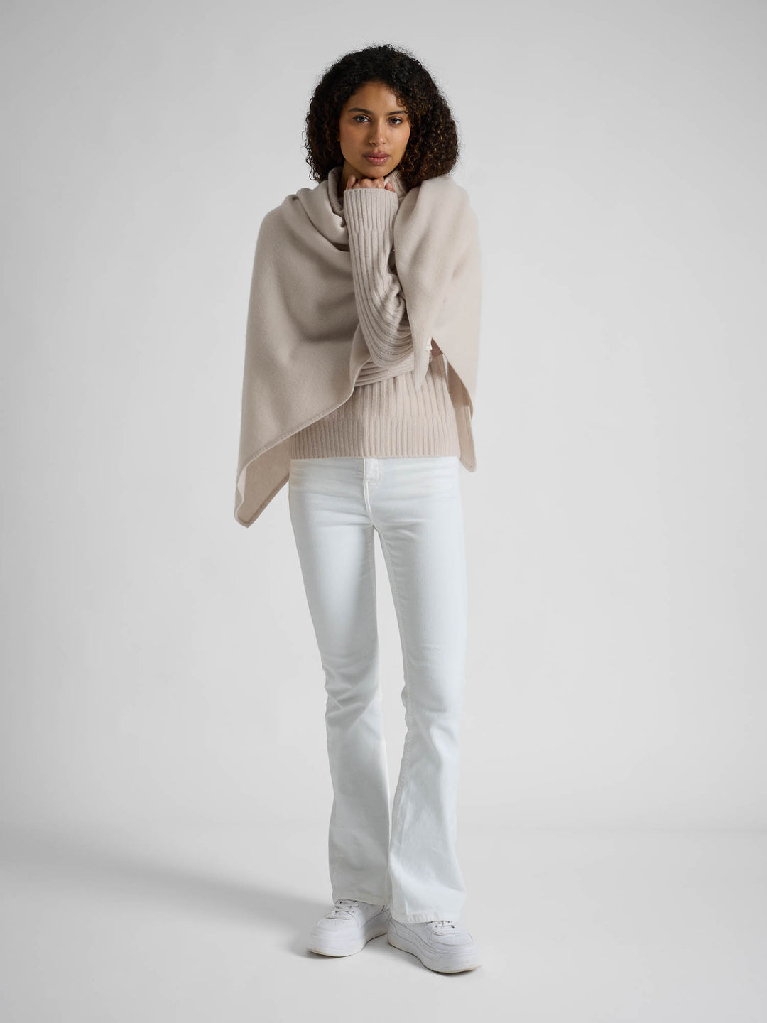 Kashmirgenser "Eline" - Cream