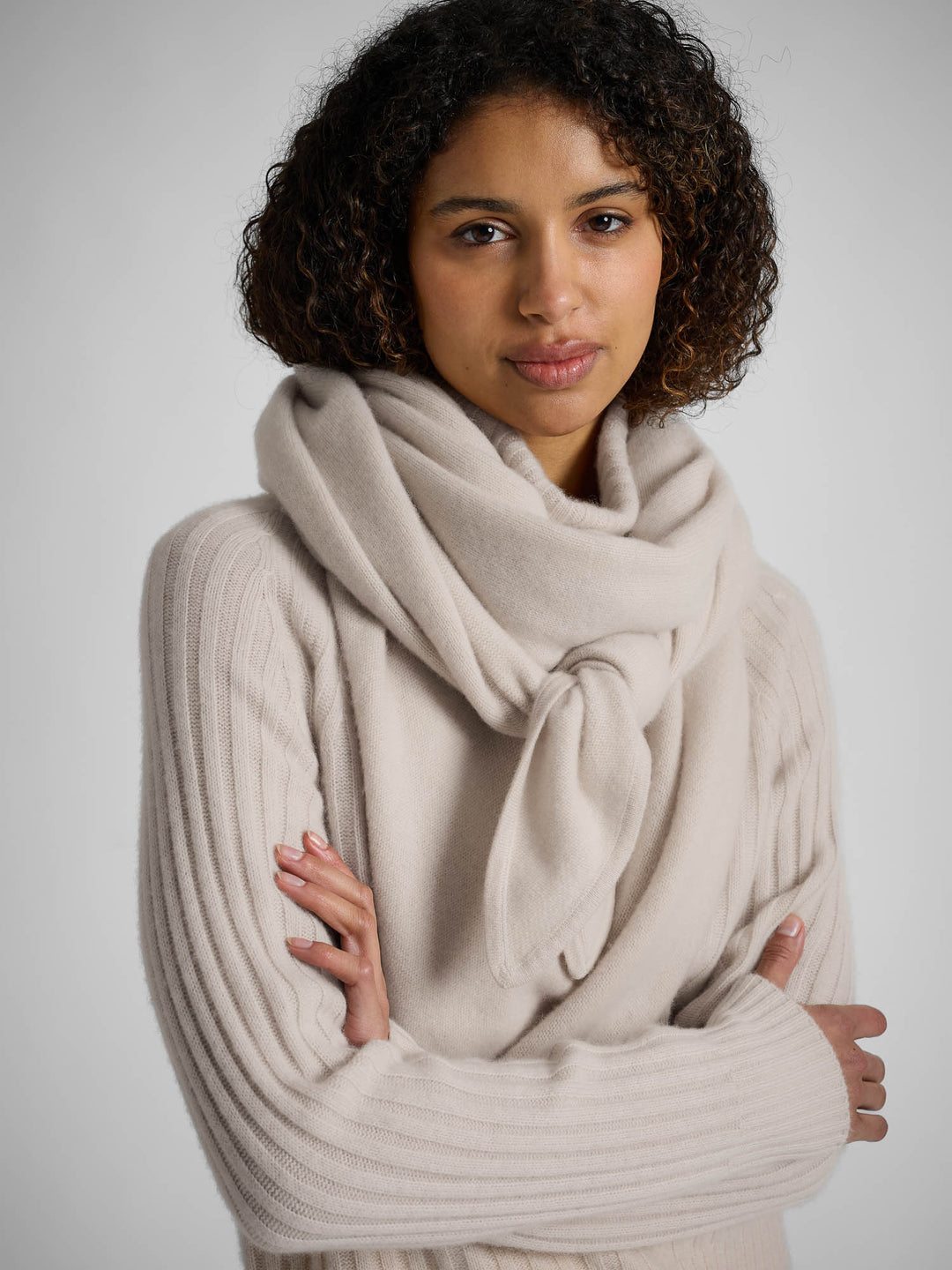 Kashmirgenser "Eline" - Cream