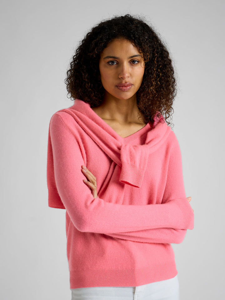 Kashmirgenser "Erle" - Bubblegum pink